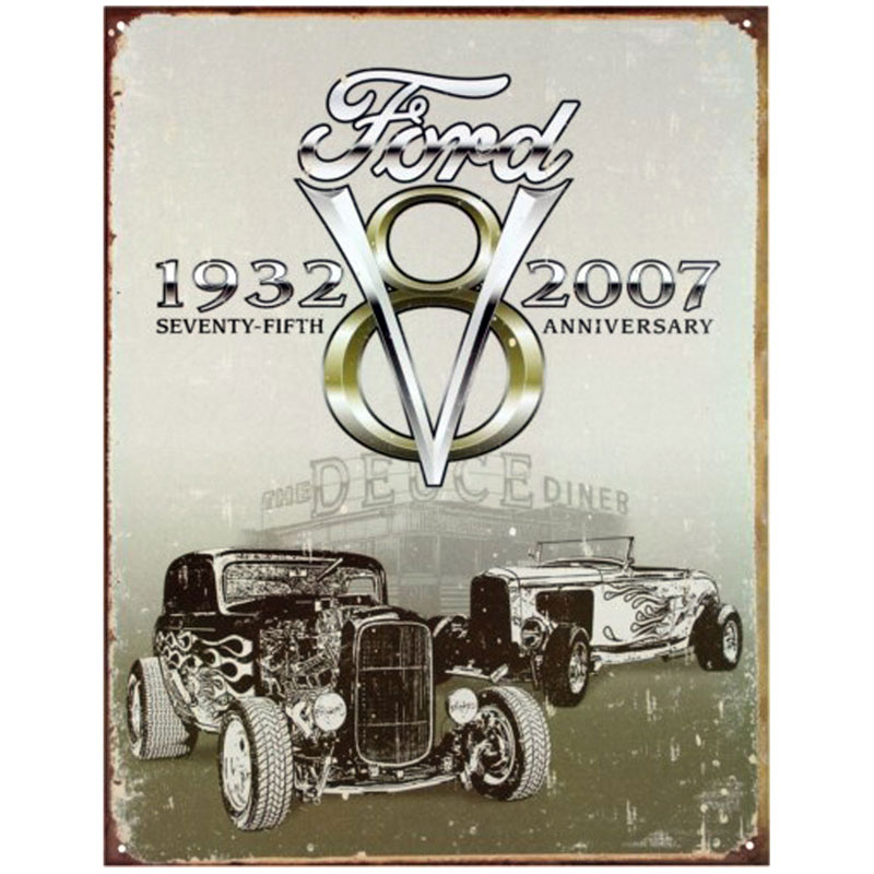 www.ROUTE66-HH.SHOP - BLECHSCHILD FORD DEUCE